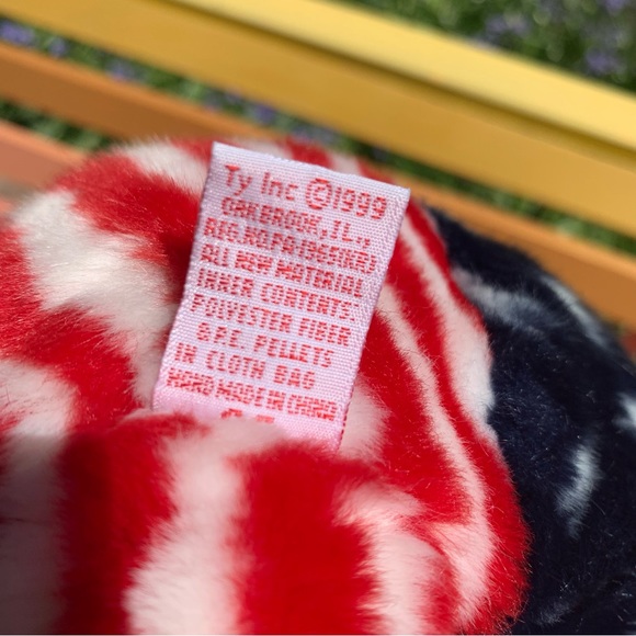 Ty Bundle of 2️⃣ Patriotic Bears 🇺🇸🐻 Spangle Beanie Buddy + Hero Beanie Baby - Picture 8 of 15